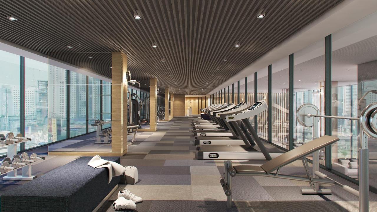 Somerset Rama 9 Bangkok Eksteriør billede The gym at the hotel